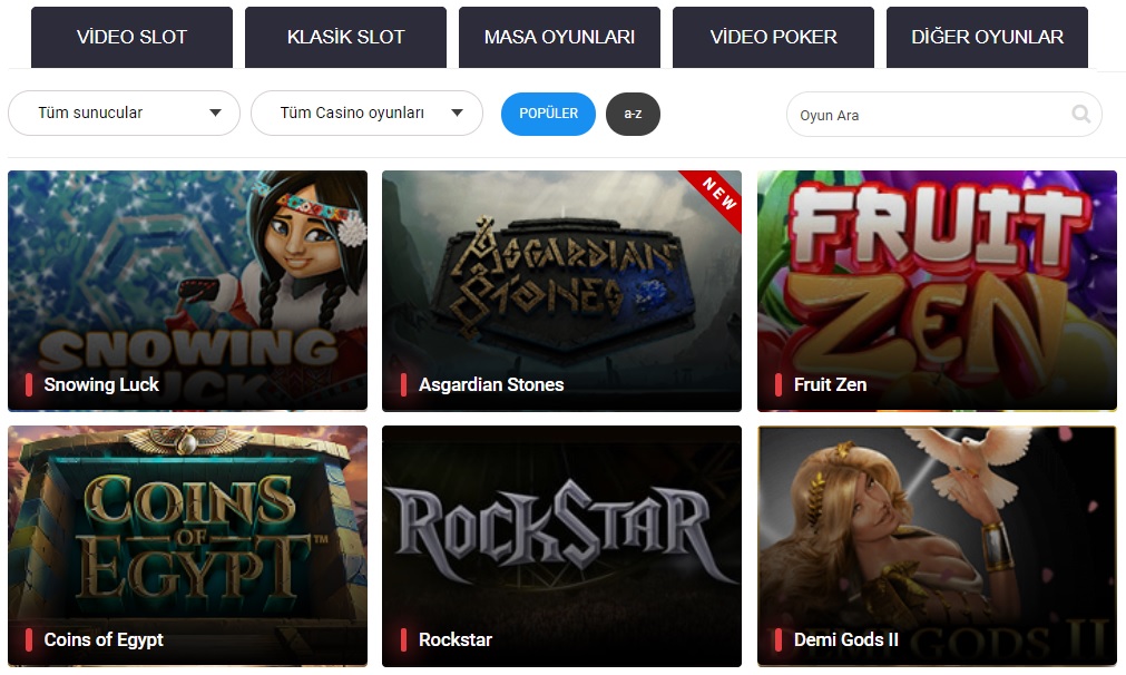 Markobet Casino Slot Oyunları